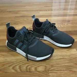 Adidas Women's NMD R1 in Olive Maroon